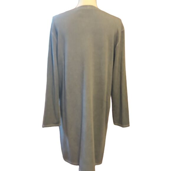 Tempo Paris gray cotton Keep The Wild In You long  tunic dress size M/L - Picture 5 of 7